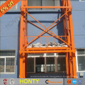 2ton high rise hydraulic electric material construction cargo vertical lift up mechanism